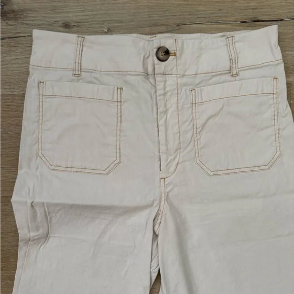 The Collette Crop Wide Leg Pants: Contrast Stitch Edition - Picture 6 of 9